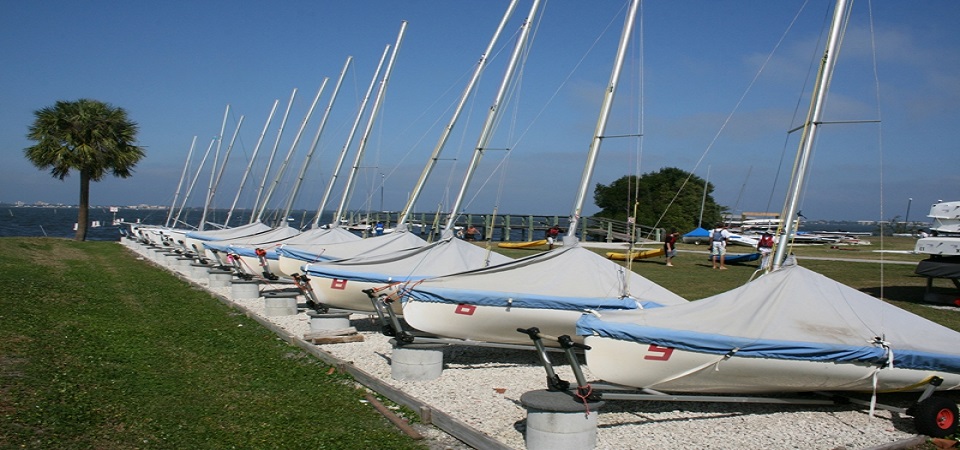 Sailing Center stock image